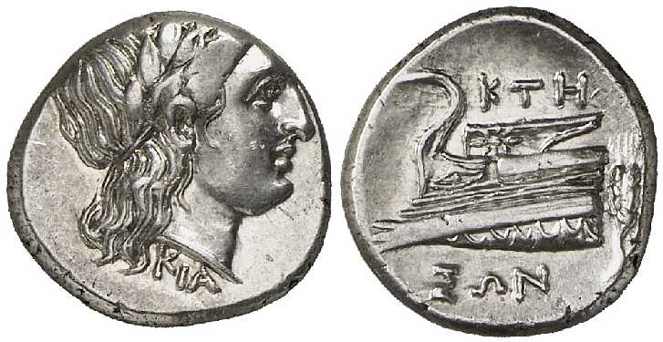 3576 Cius Bithynia Hemidrachm AR