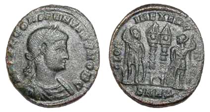 0188 Nicomedia Bithynia Constantius II AE