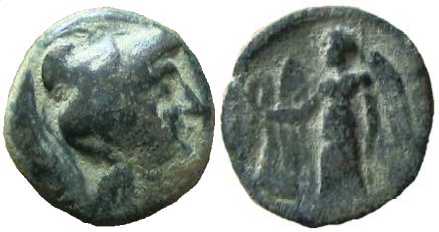 2498 Aretas II Nabataea AE