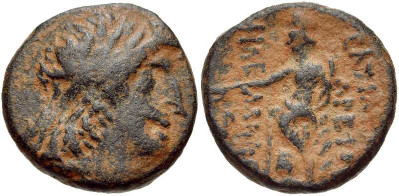 3485 Aretas III Nabataea AE