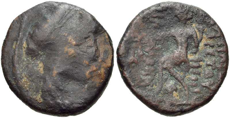 3536 Aretas III Nabataea AE