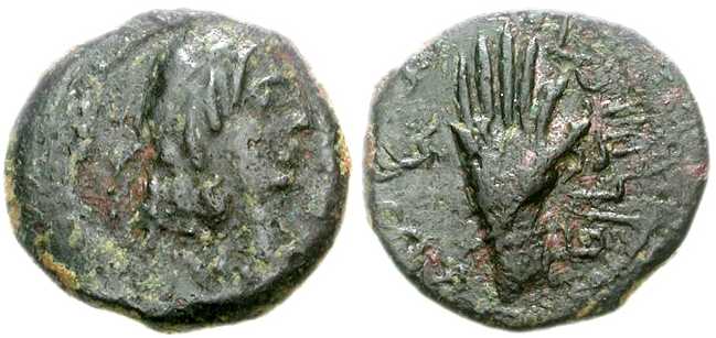 3497 Malichus I Nabataea AE