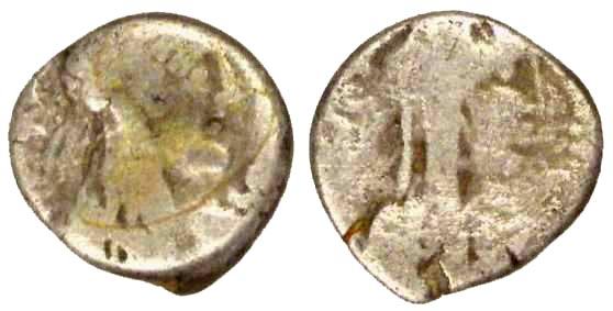 1025 Nabataea Rabbel II Drachm AR