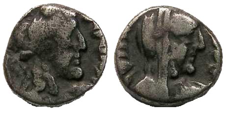 1110 Nabataea Rabbel II Drachm AR