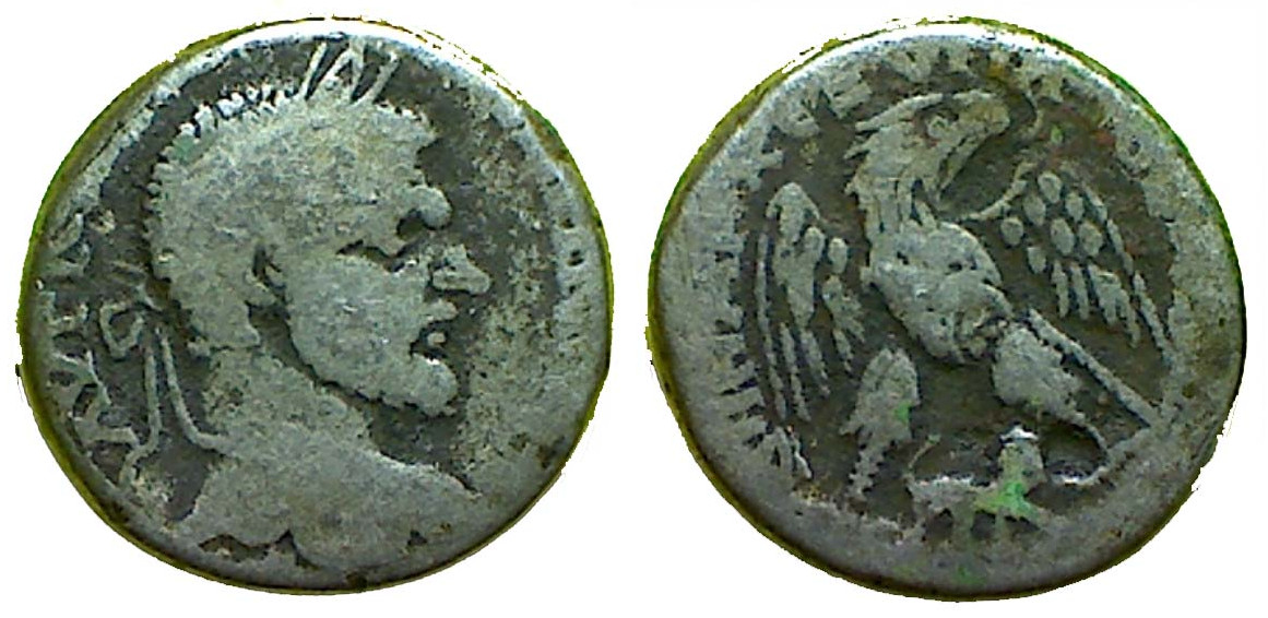 6938 Hieropolis Cyrrhestrica Syria Macrinus AR