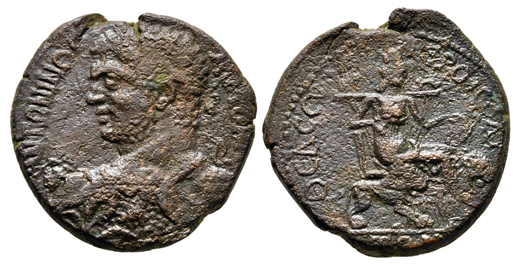 7232 Hieropolis Cyrrhestrica Syria Caracalla AE