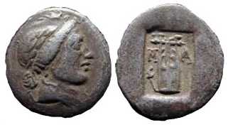 451 Lycia Masikytes Hemidrachm AR