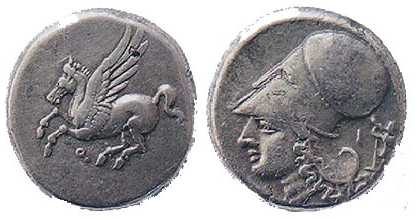 1607 Corinthus Stater AR