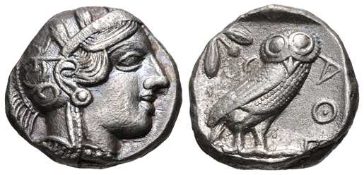 4159 Athena Tetradrachm AR