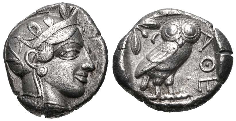 4160 Athena Tetradrachm AR