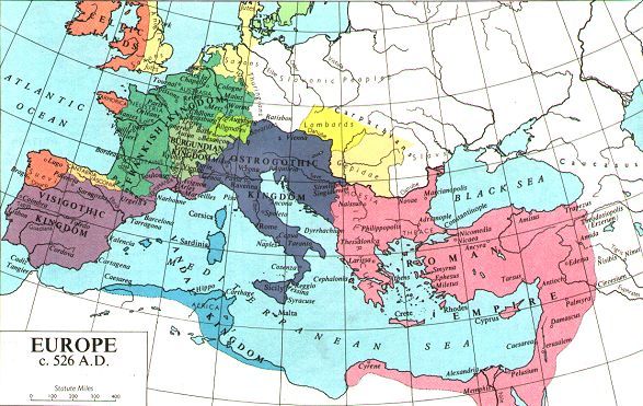 526 AD Europe
